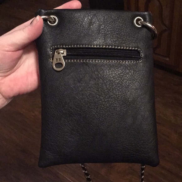 SS Country Diamond Cross Brown leather small bag - Picture 11 of 16